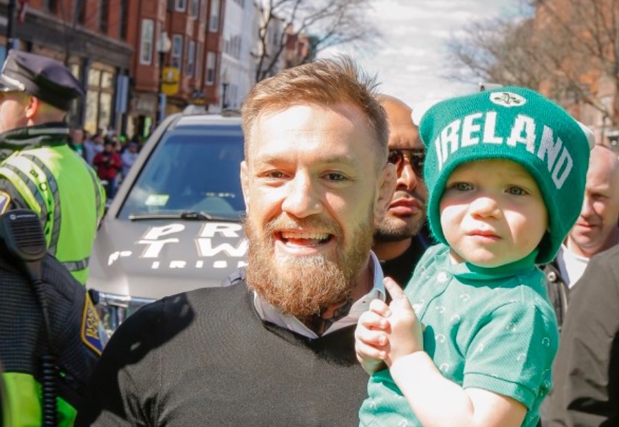 Conor McGregor and his son